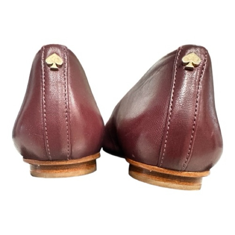 Kate Spade Cordovan Leather Loafers with Ribbon - Picture 2 of 7